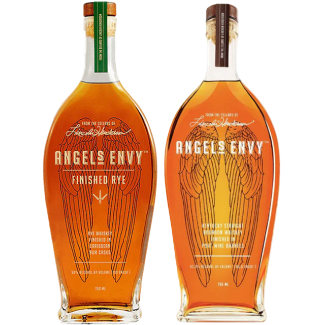 Angel's Envy Finished Rye X Angel's Envy Straight Bourbon Bundle