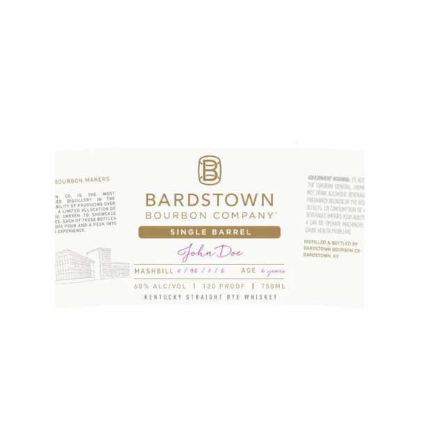 Bardstown Bourbon Co. Single Barrel Straight Rye