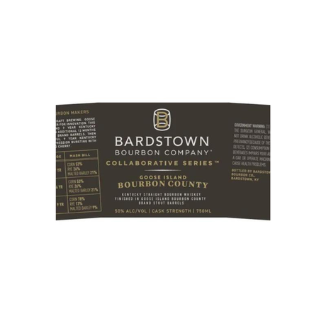 Bardstown Bourbon Collaborative Series Goose Island Cask Strength Bourbon
