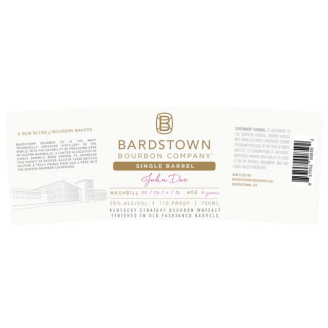 Bardstown Bourbon Finished in Old Fashioned Barrels
