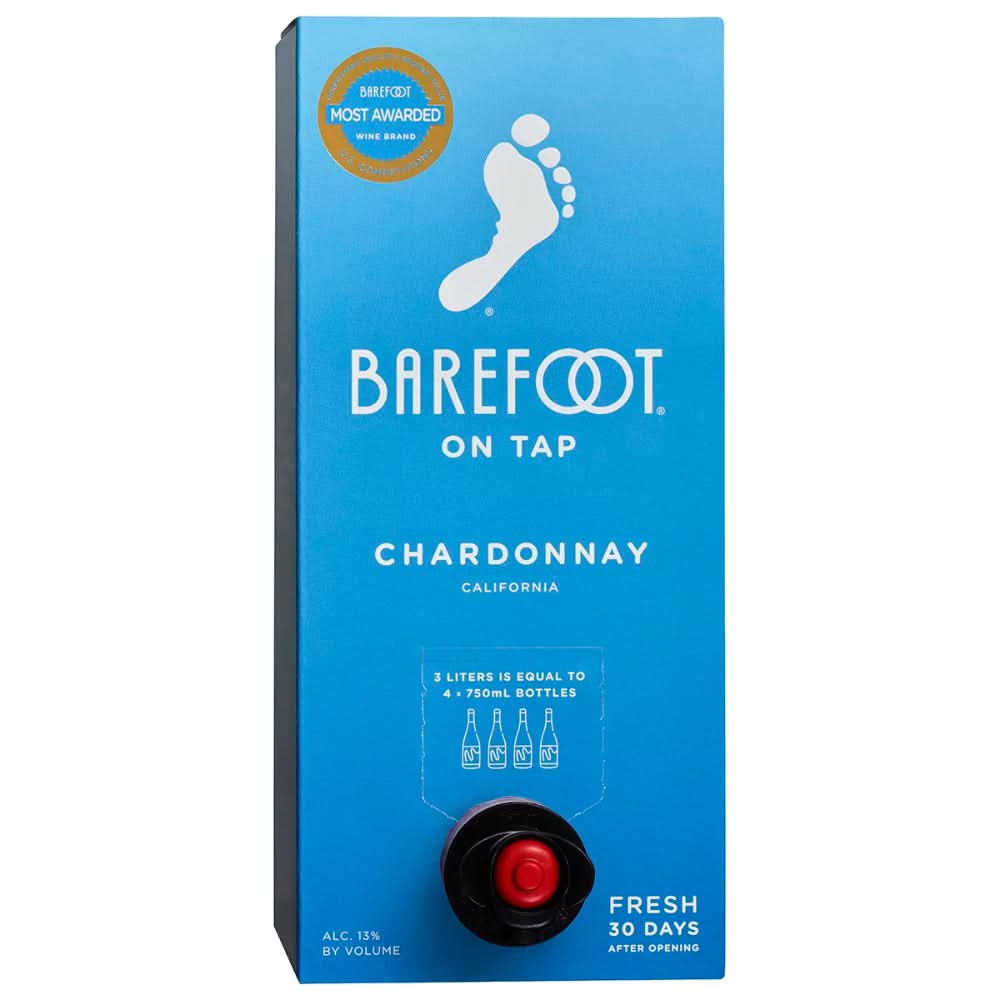 Barefoot On Tap Chardonnay Wine