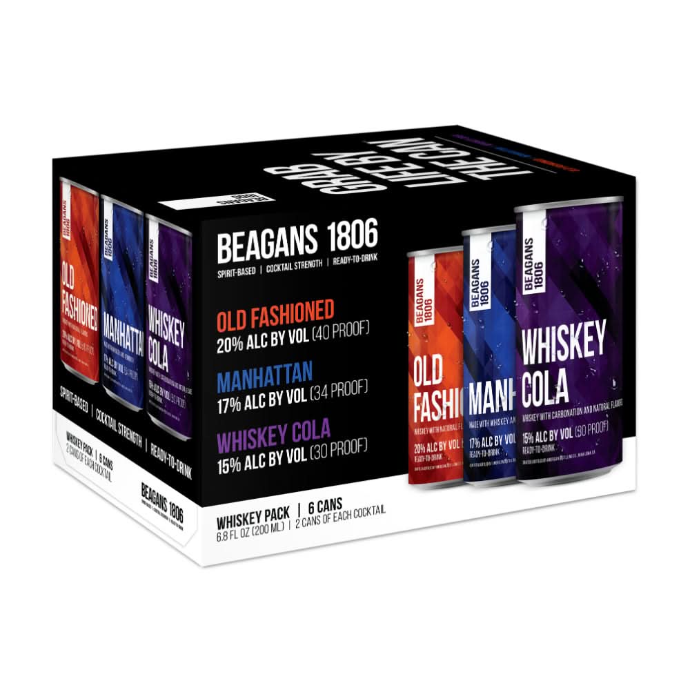 Beagans 1806 Whiskey Variety 4 Pack 200ML