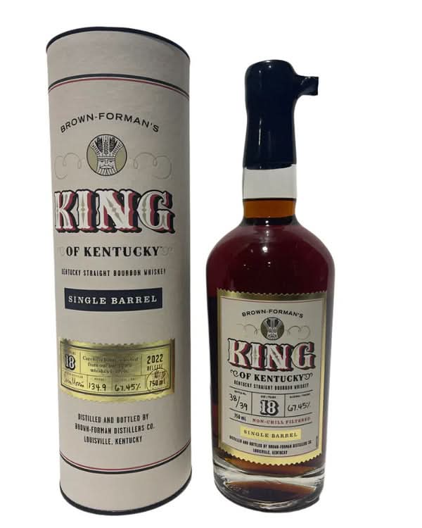 Brown Forman's King of Kentucky Single Barrel Straight Bourbon Whiskey