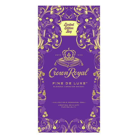 Crown Royal Fine De Luxe Limited Edition Holiday Bag Whiskey