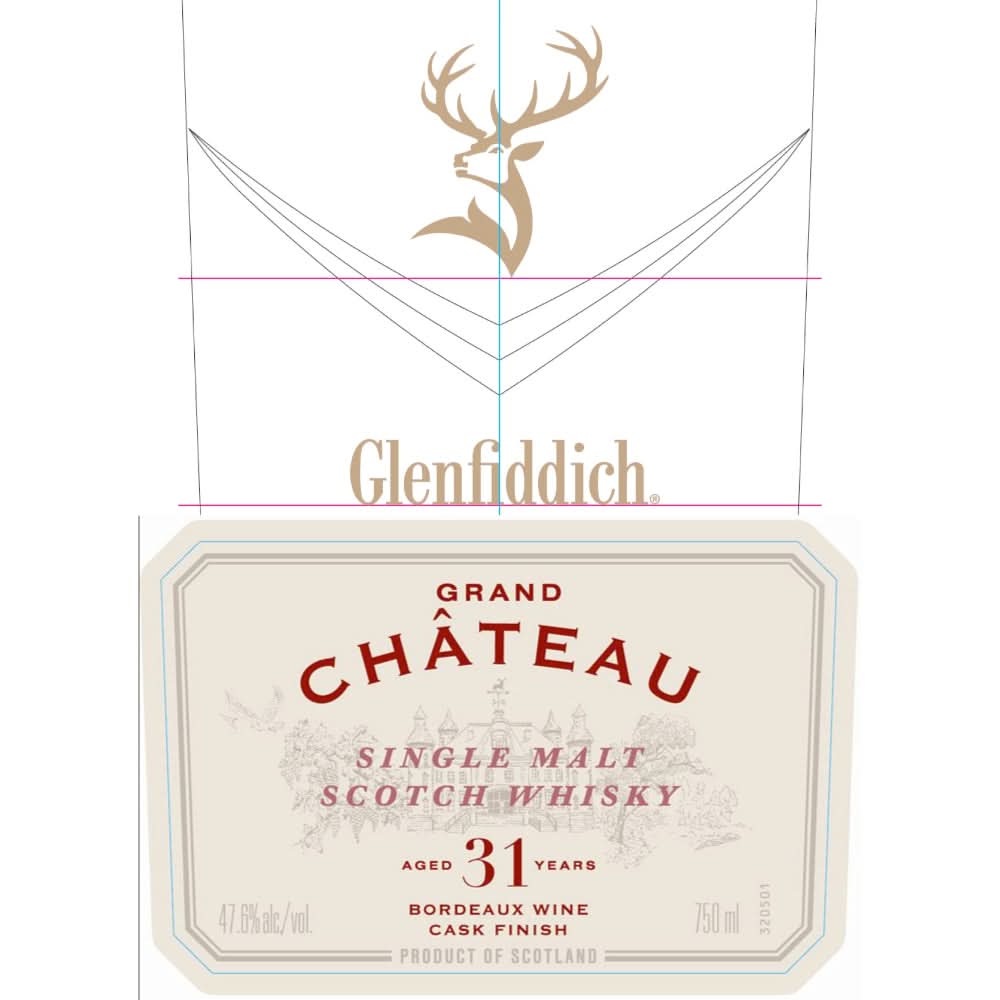 Glenfiddich 31 Year Old Grand Chateau Bordeaux Wine Cask Finish Whiskey