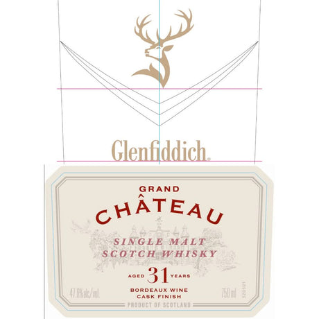Glenfiddich 31 Year Old Grand Chateau Bordeaux Wine Cask Finish Whiskey