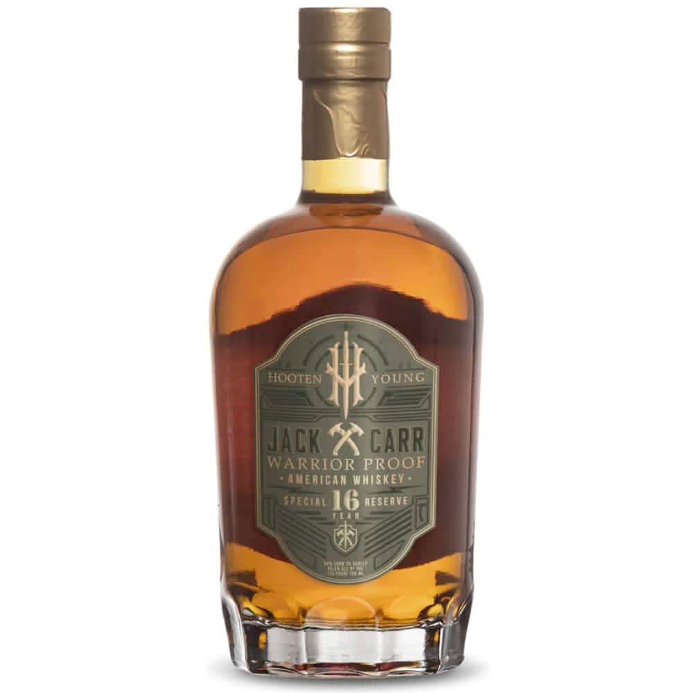 Hooten Young Jack Carr 16 Year Old Warrior Proof American Whiskey