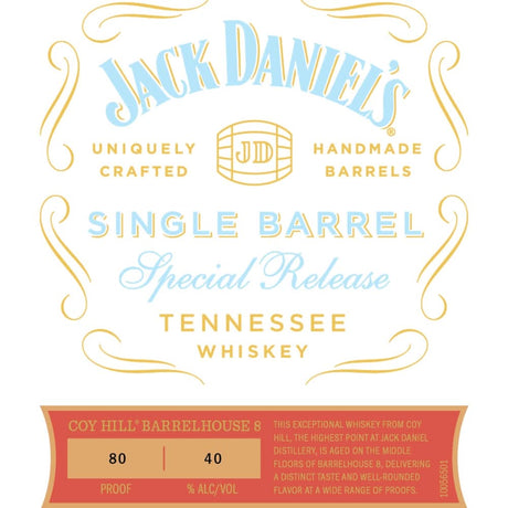 Jack Daniel’s 2024 Special Release Coy Hill Barrelhouse 8 Whiskey
