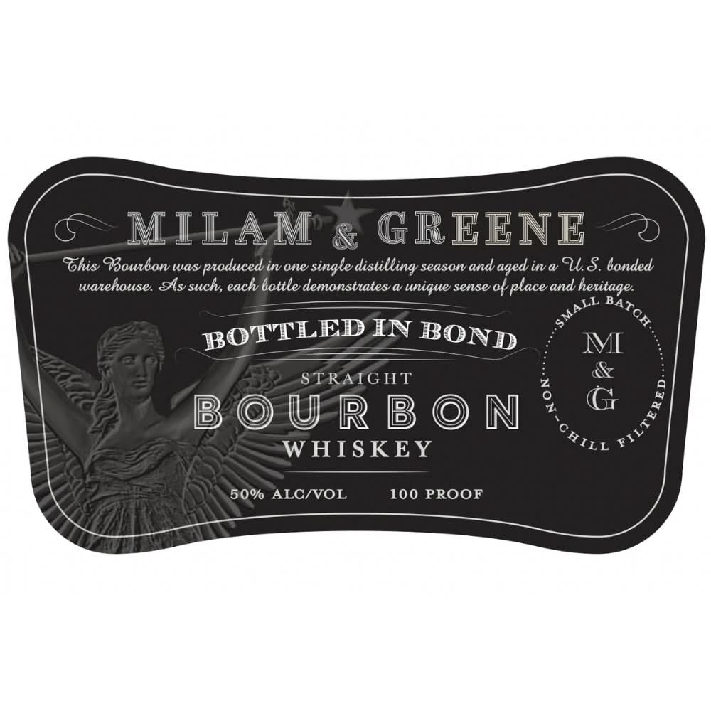 Milam & Greene Bottled in Bond Straight Bourbon