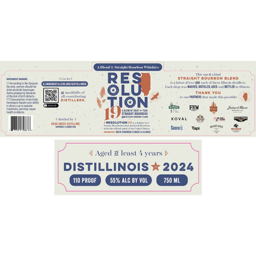 Resolution 19 Distillinois 2024 Straight Bourbon