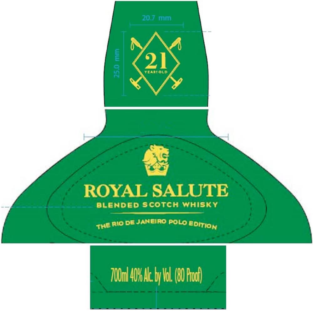 Royal Salute The Rio de Janeiro Polo Edition 21 Year Old Whiskey