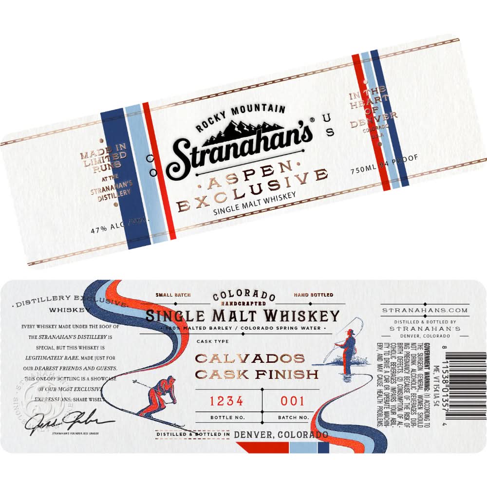 Stranahan's Aspen Exclusive Single Malt Whiskey