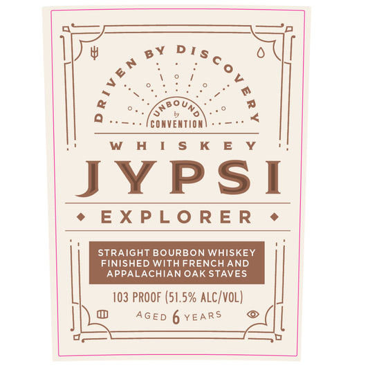 Whiskey JYPSI Explorer Bourbon by Eric Church