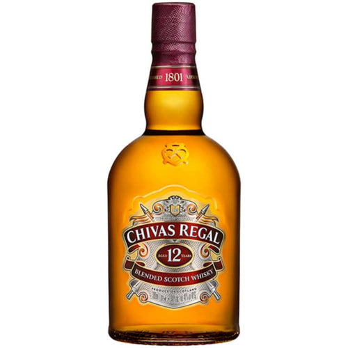Chivas Regal Blended Scotch 12 Year Whiskey 1.75L