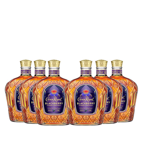 Crown Royal Blackberry Flavored Canadian Whisky 6 Pack