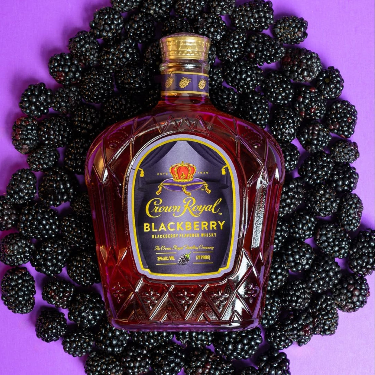 Crown Royal Blackberry Flavored Canadian Whisky 6 Pack