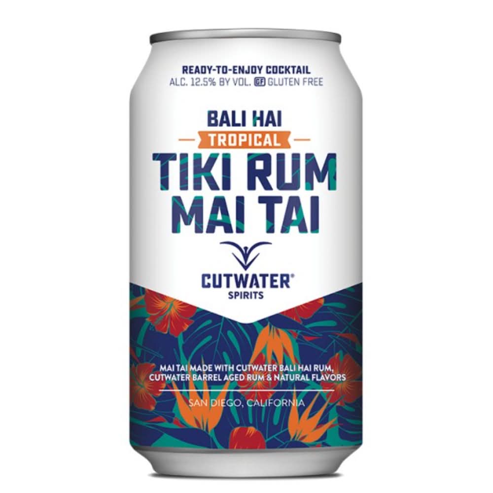 Cutwater Tiki Rum Mai Tai ( Single 12Oz Can)