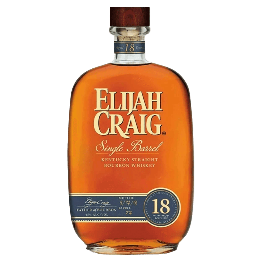 Elijah Craig 18 Year Single Barrel Bourbon Whiskey