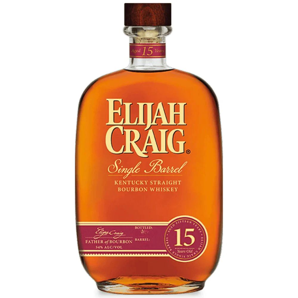 Elijah Craig 15 Year Single Barrel Bourbon Whiskey