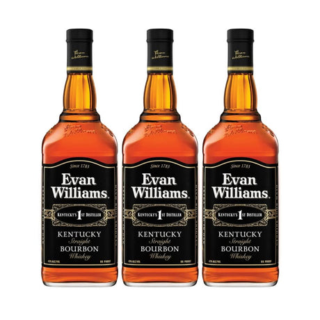 Evan Williams Straight Bourbon Whiskey 3 Pack