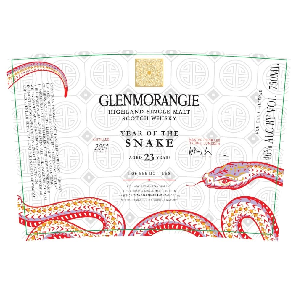 Glenmorangie Year Of The Snake 23 Year Old