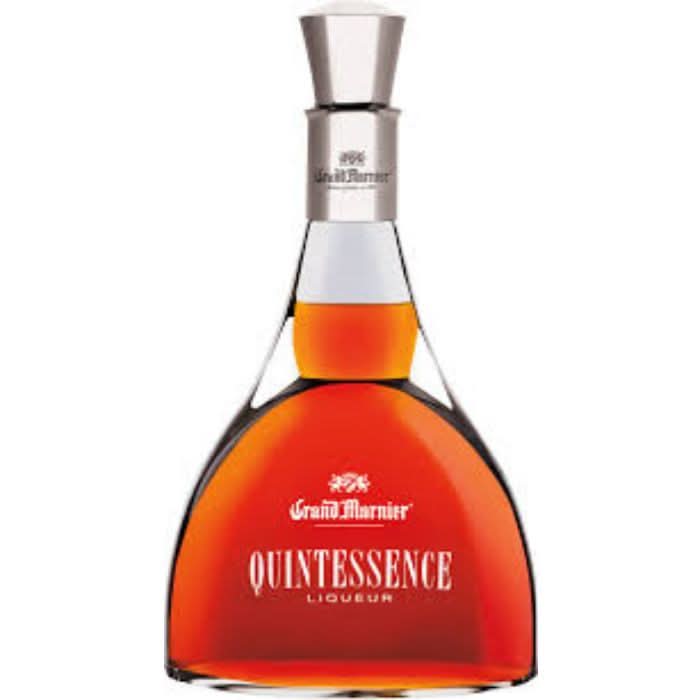 Grand Marnier Quintessence Liqueur bottle, showcasing its premium orange essence and double-distilled craftsmanship for a refined and luxurious drinking experience