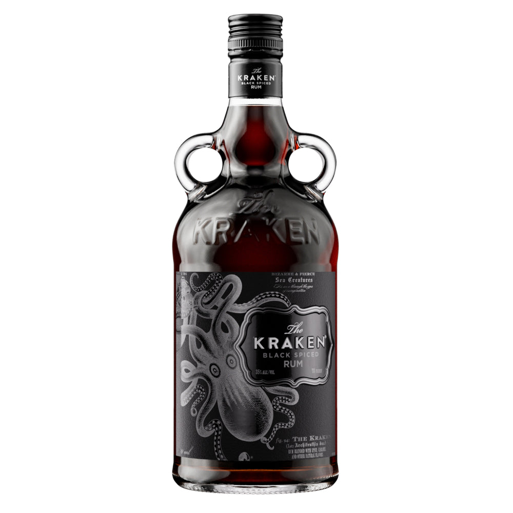 The Kraken Black Spiced Rum Ceramic Bottle – Grain & Vine
