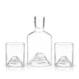 Mountain Decanter and Tumblers