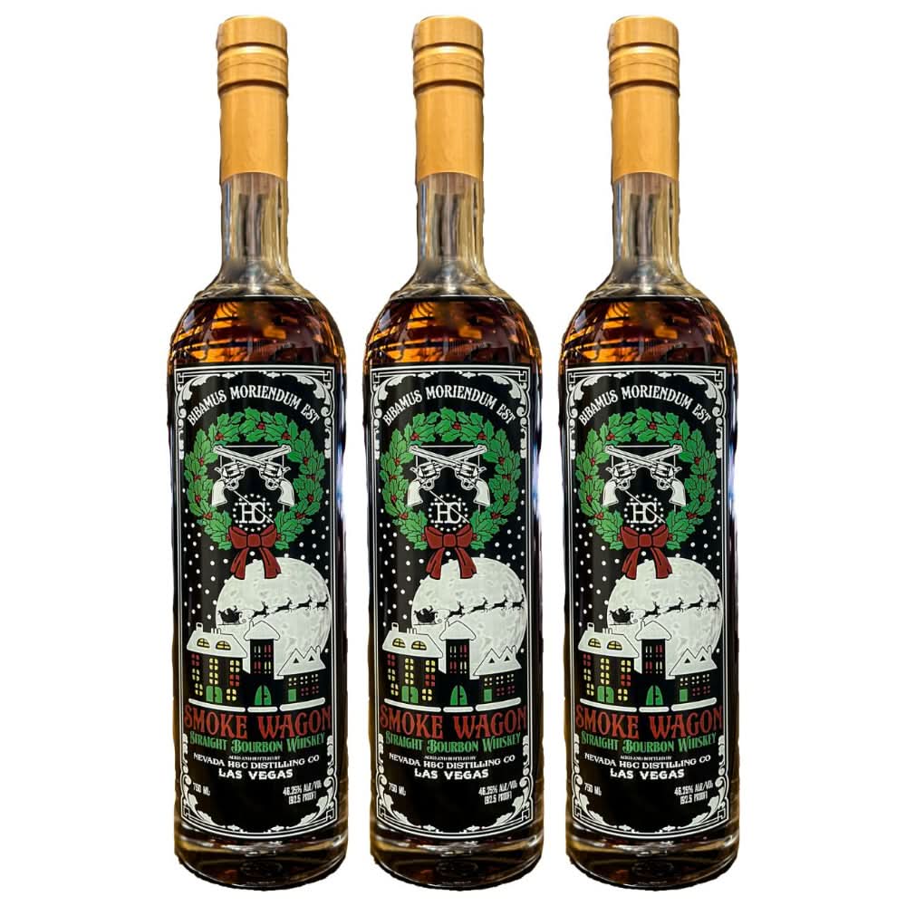 Smoke Wagon Christmas Limited Edition Straight Bourbon Whiskey 2023