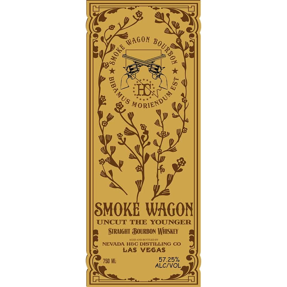 Smoke Wagon Uncut the Younger Straight Bourbon Whiskey