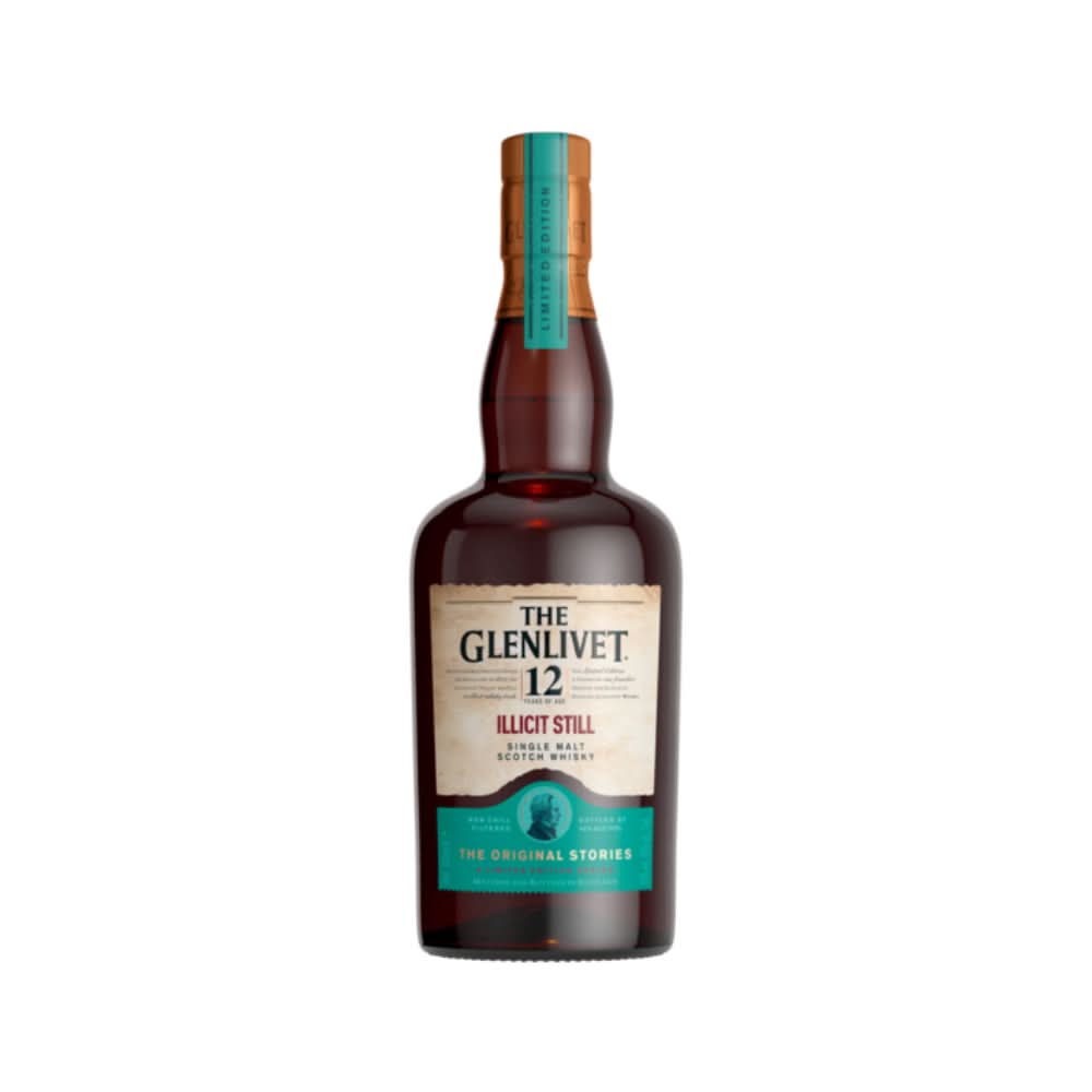 The Glenlivet Single Malt Scotch Illicit Still The Original Stories 12 Year