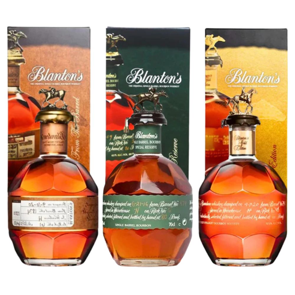Blanton's Green, Gold & Straight From The Barrel Bundle
