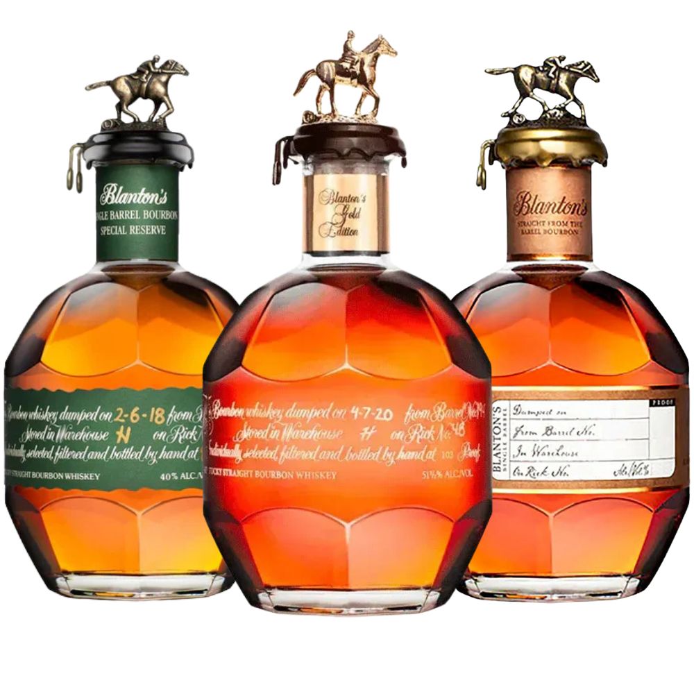 Blanton's Green, Gold & Straight From The Barrel Bundle