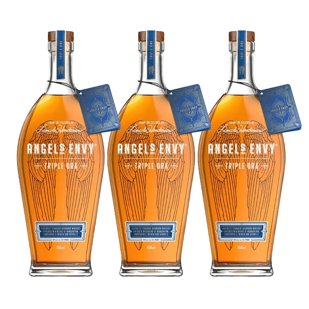 Angel’s Envy Triple Oak Finish Kentucky Straight Bourbon Whiskey 3 Pack