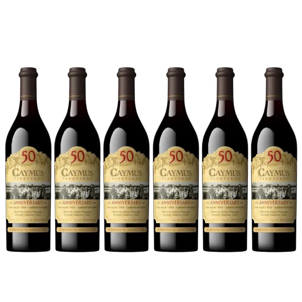 Caymus 50th Anniversary Napa Valley Cabernet Sauvignon 2022 6 Pack