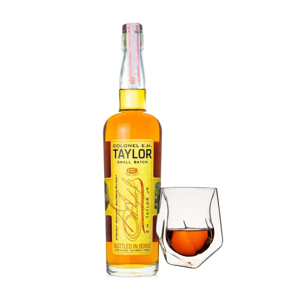 Colonel E H Taylor Jr Small Batch Bourbon Whiskey With Whiskey Glas You Booze