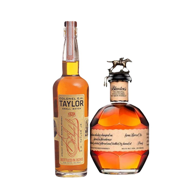 Colonel E.H. Taylor, Jr. Small Batch x Blanton's Single Barrel Bourbon Whiskey Combo Pack