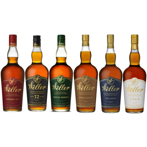 W.L. Weller Full Lineup 6 Bottle Collection Bundle