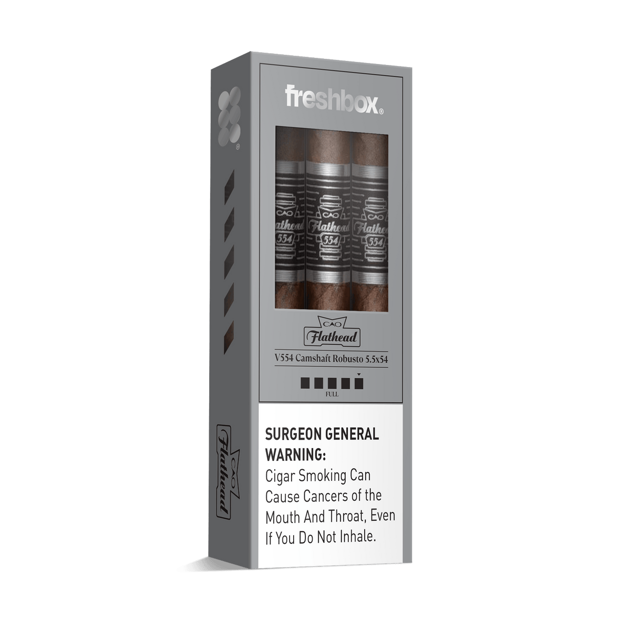 CAO Flathead Camshaft V554 5.5x54 FreshBox | Cigar 3-Pack