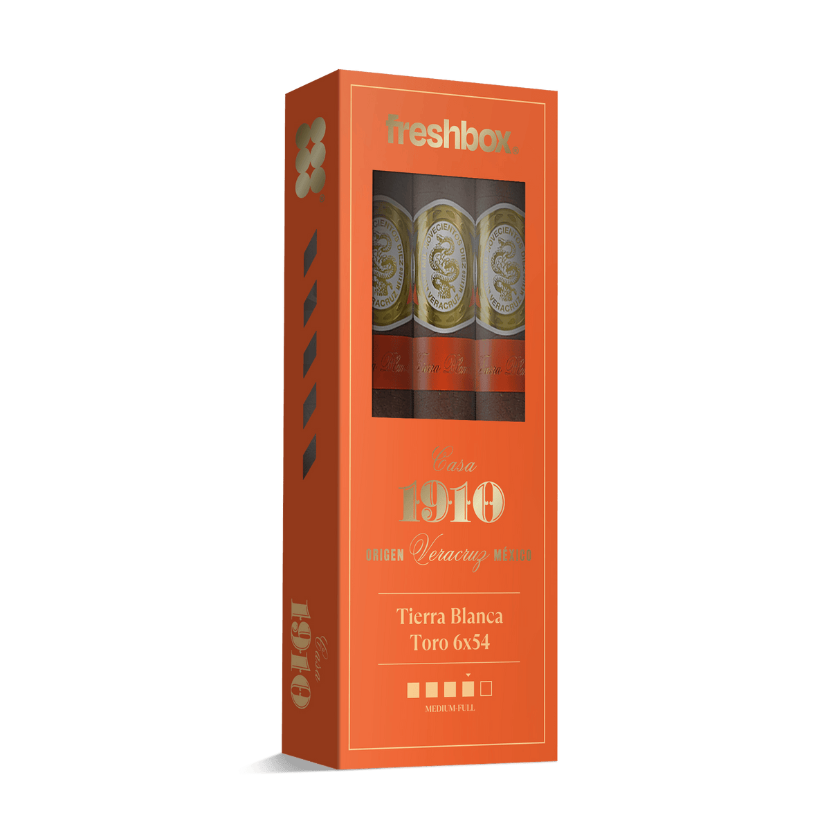 Casa 1910 Tierra Blanca Toro 6x54 FreshBox | 3-Pack