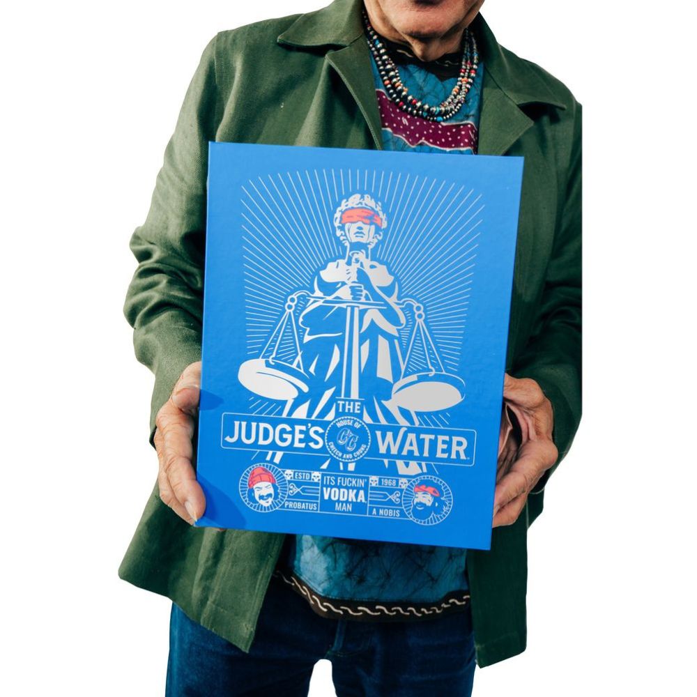 The Judge's Water Vodka By Cheech & Chong 1st Edition