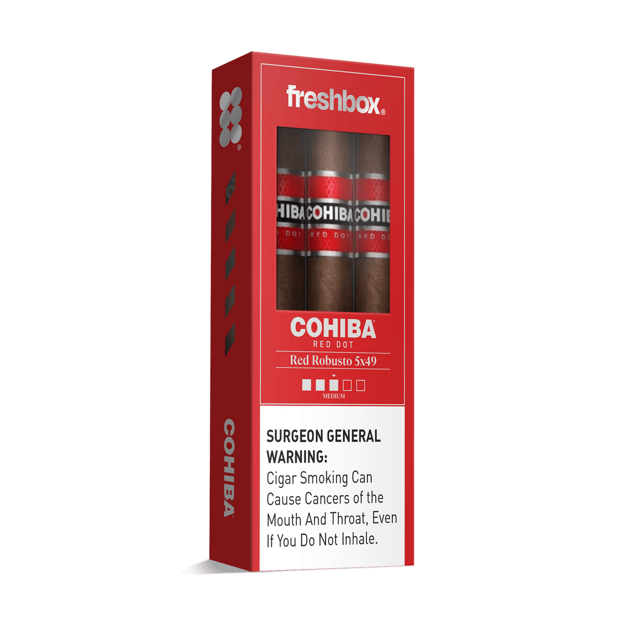 Cohiba Red Robusto 5x49 FreshBox | Cigar 3-Pack