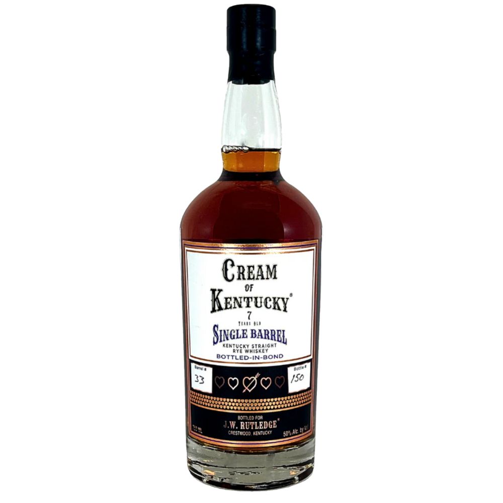 Cream of Kentucky 7 Year Single Barrel Bottled in Bond Straight Rye Whiskey