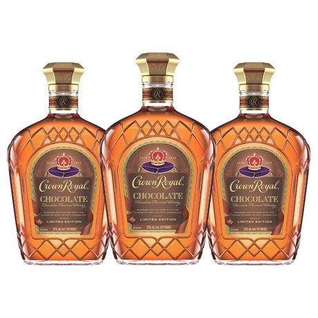 Crown Royal Chocolate Flavored Canadian Whisky Limited Edition 3 Pack