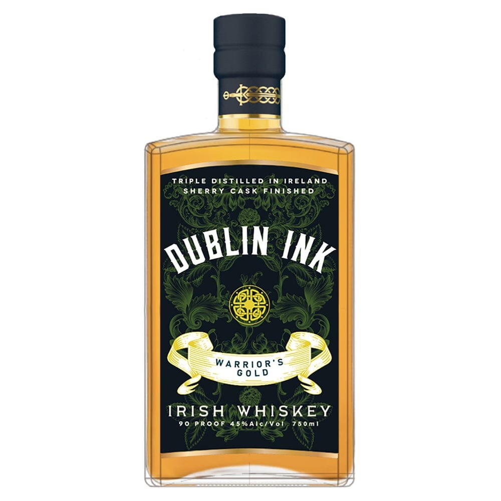 Dublin Ink Irish Whiskey Warrior's Gold Sherry Cask Finished