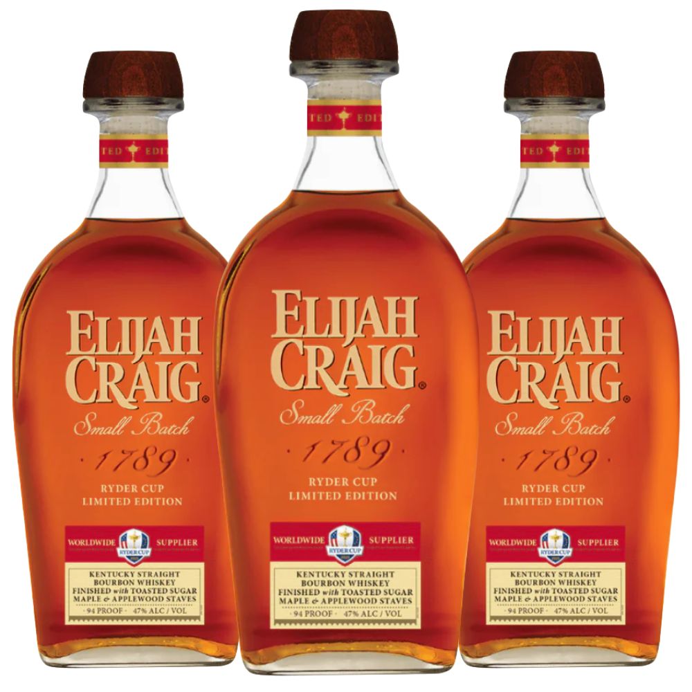 Elijah Craig Ryder Cup 2025 Limited Edition Small Batch Bourbon Whiskey