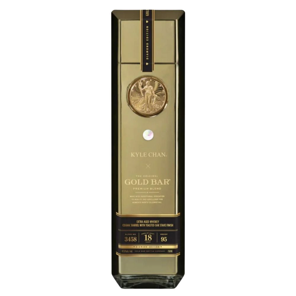 Gold Bar 18 Year Blended American Whiskey Diamond Edition Cognac Barrel With Toasted Oak Finish