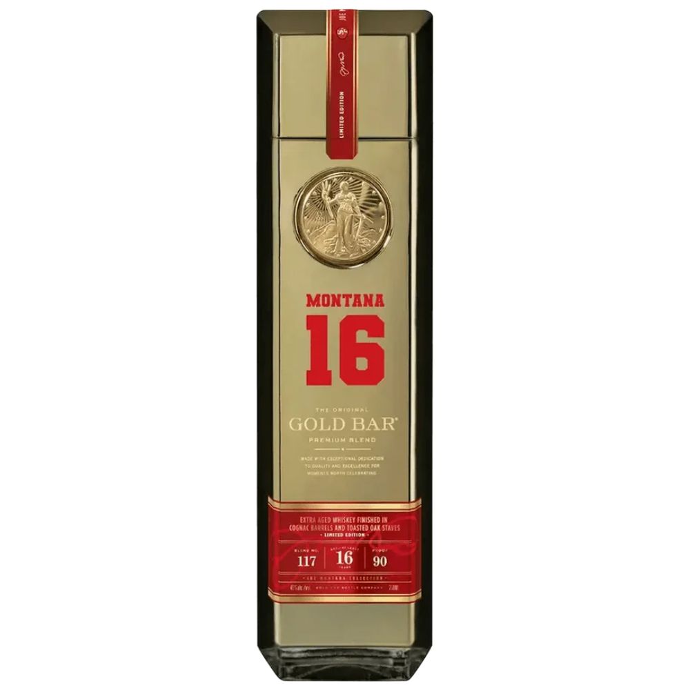 Gold Bar Blended American Whiskey 16 Year Joe Montana Edition