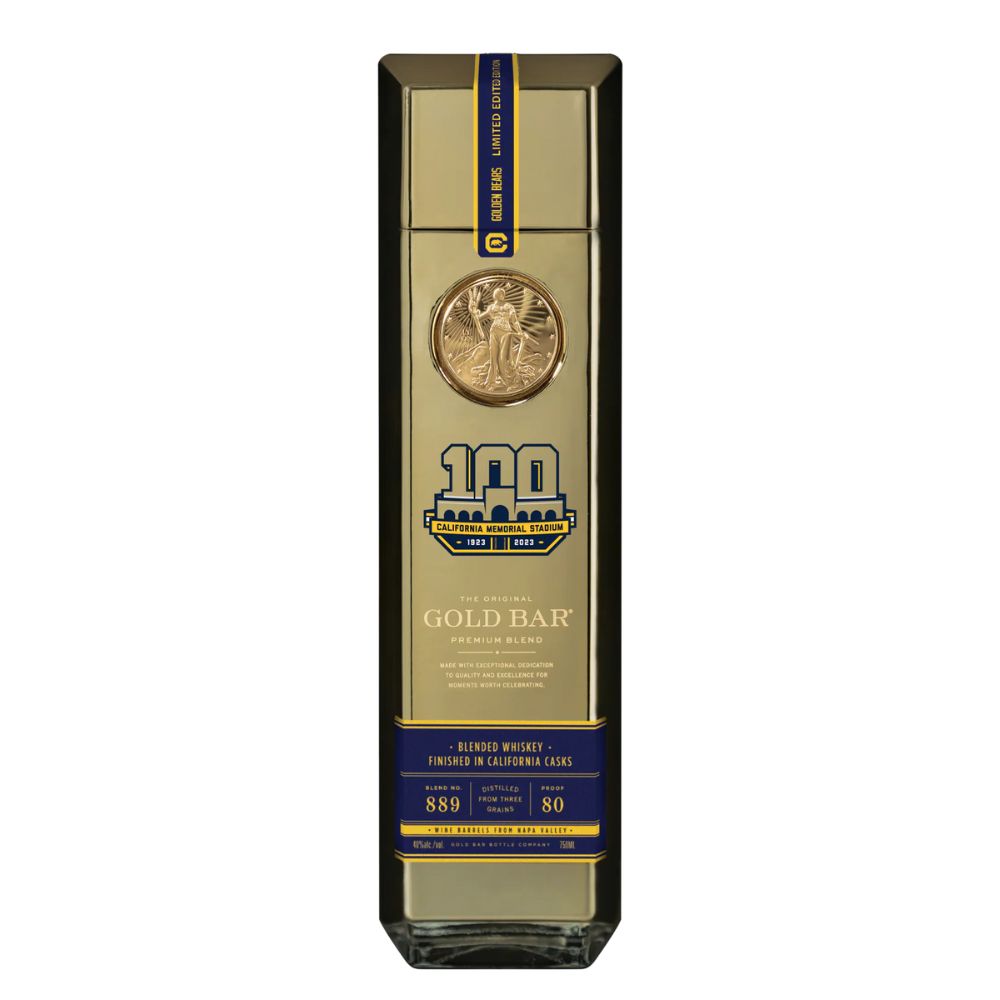 Gold Bar Blended Ameriacn Whiskey Cal Memorial Stadium Limited Edition