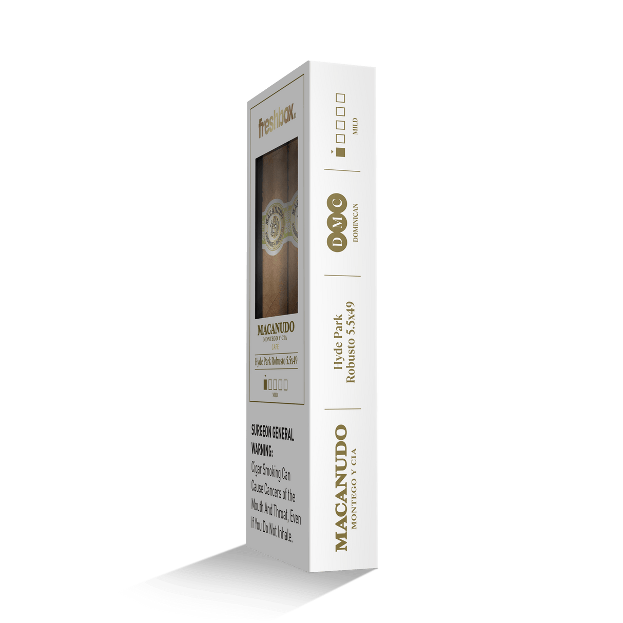 Macanudo Hyde Park 5.5x49 FreshBox | Cigar 3-Pack